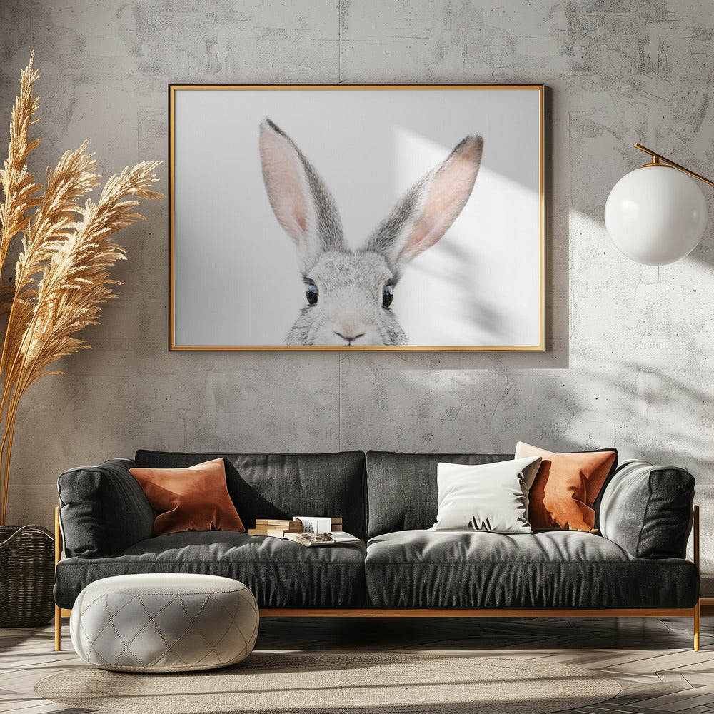 Guckender Hase | Leinwand