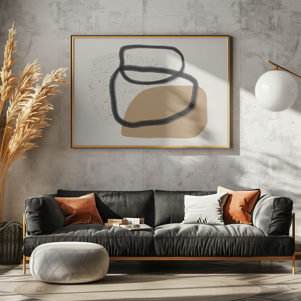 Organic Shapes And Earthy Tones | Canvas