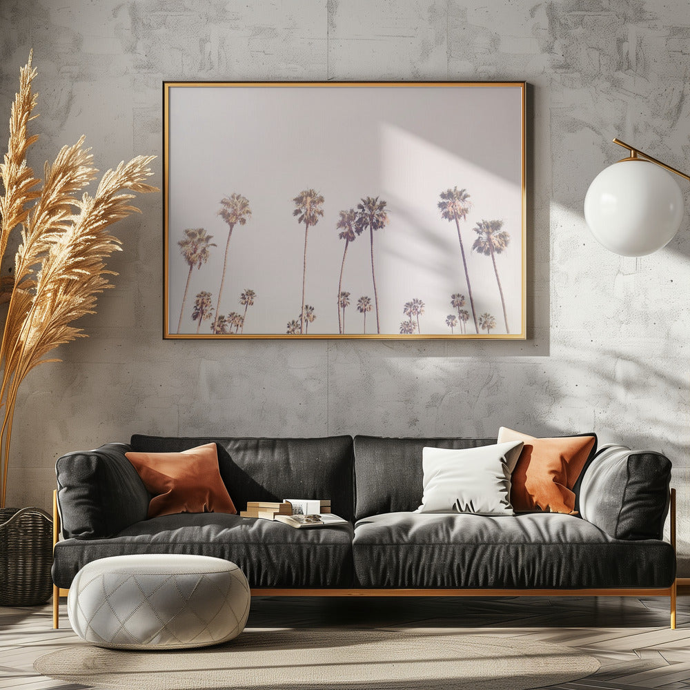 Sunny Cali Palm Trees | Canvas