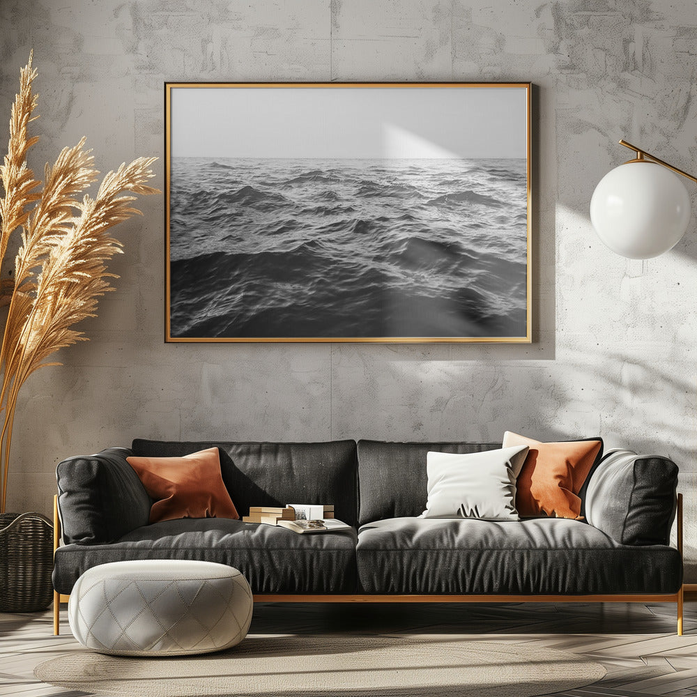 Wellenförmiger Horizont SW | Poster