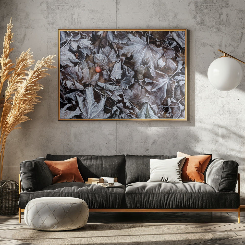 Frozen leaves | Poster
