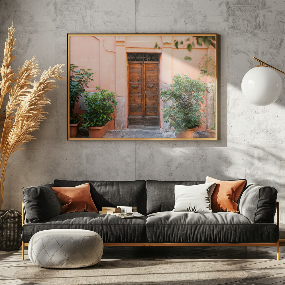 Die Trastevere-Tür | Leinwand