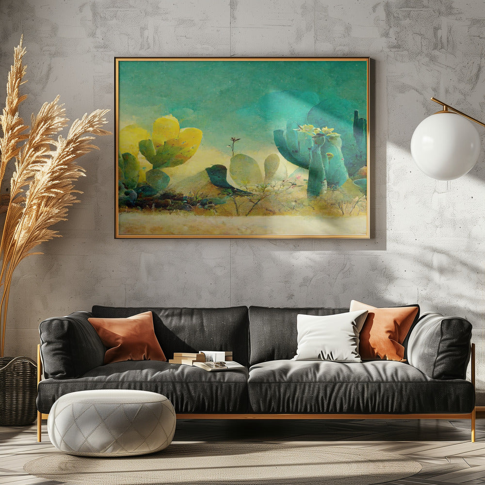 Wüstenblütenlandschaft | Leinwand