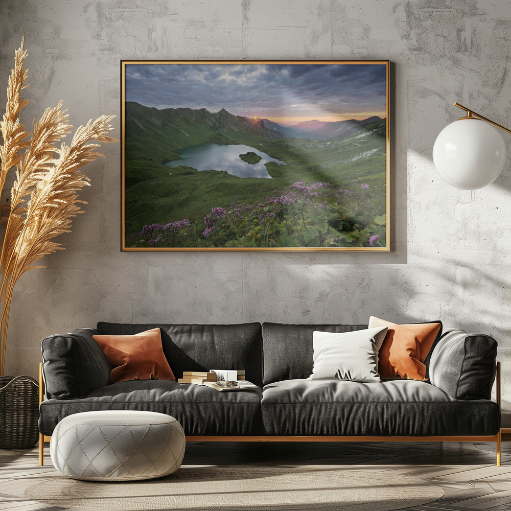 Magischer Bergsee | Leinwand