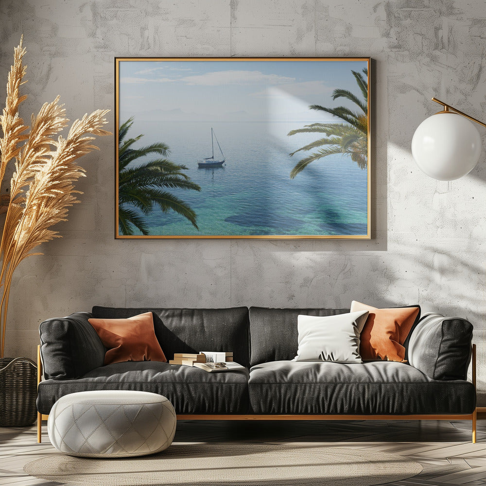 Türkises Paradies | Leinwand
