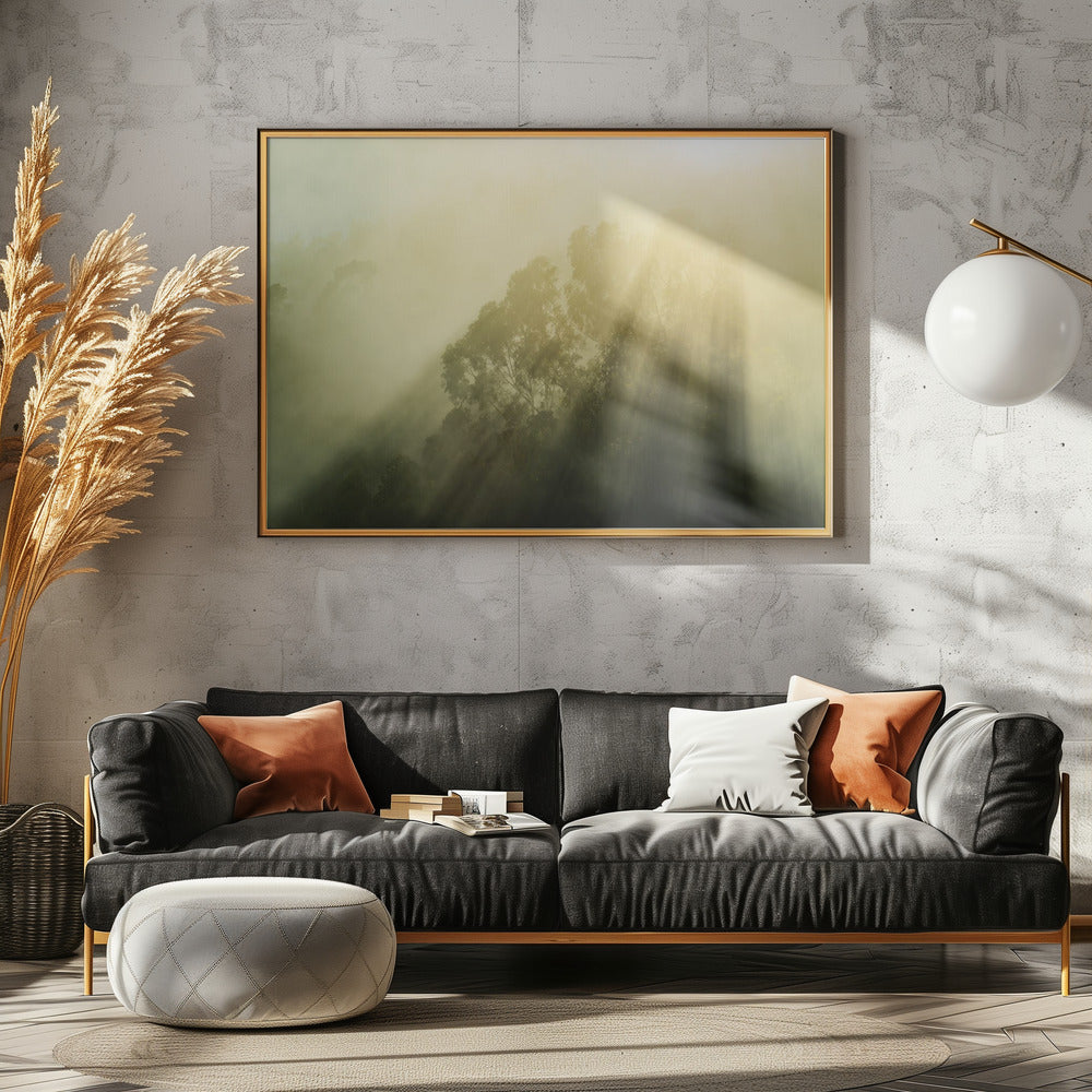 Nebliger Wald III | Poster