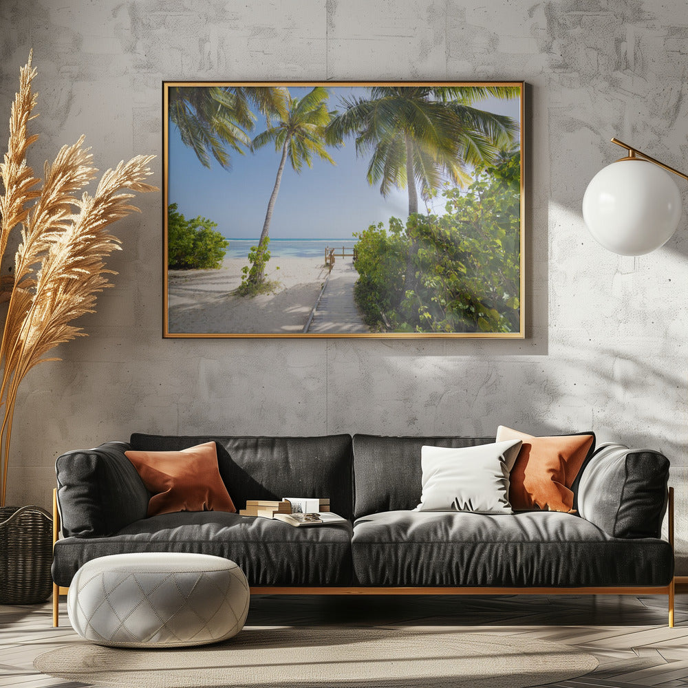 Zum Strand | Leinwand