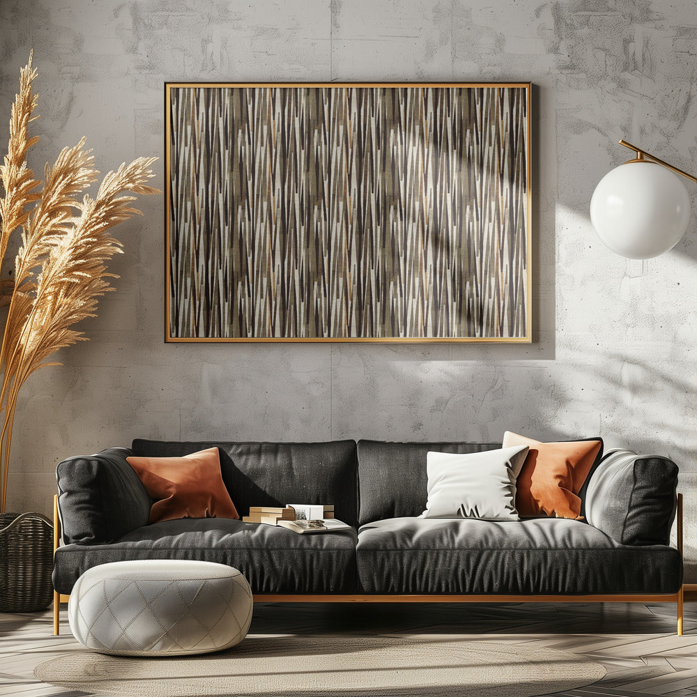Symmetrische Streifen | Leinwand