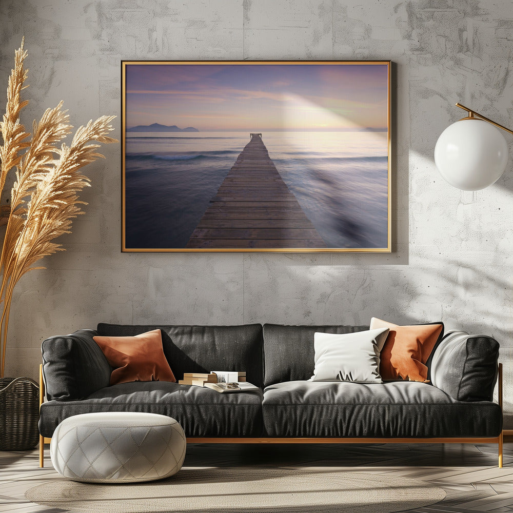 Lila Steg | Leinwand