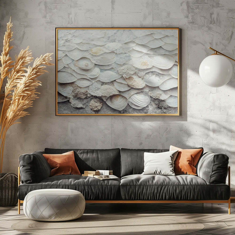 Muschel-Harmonie-Wand | Poster