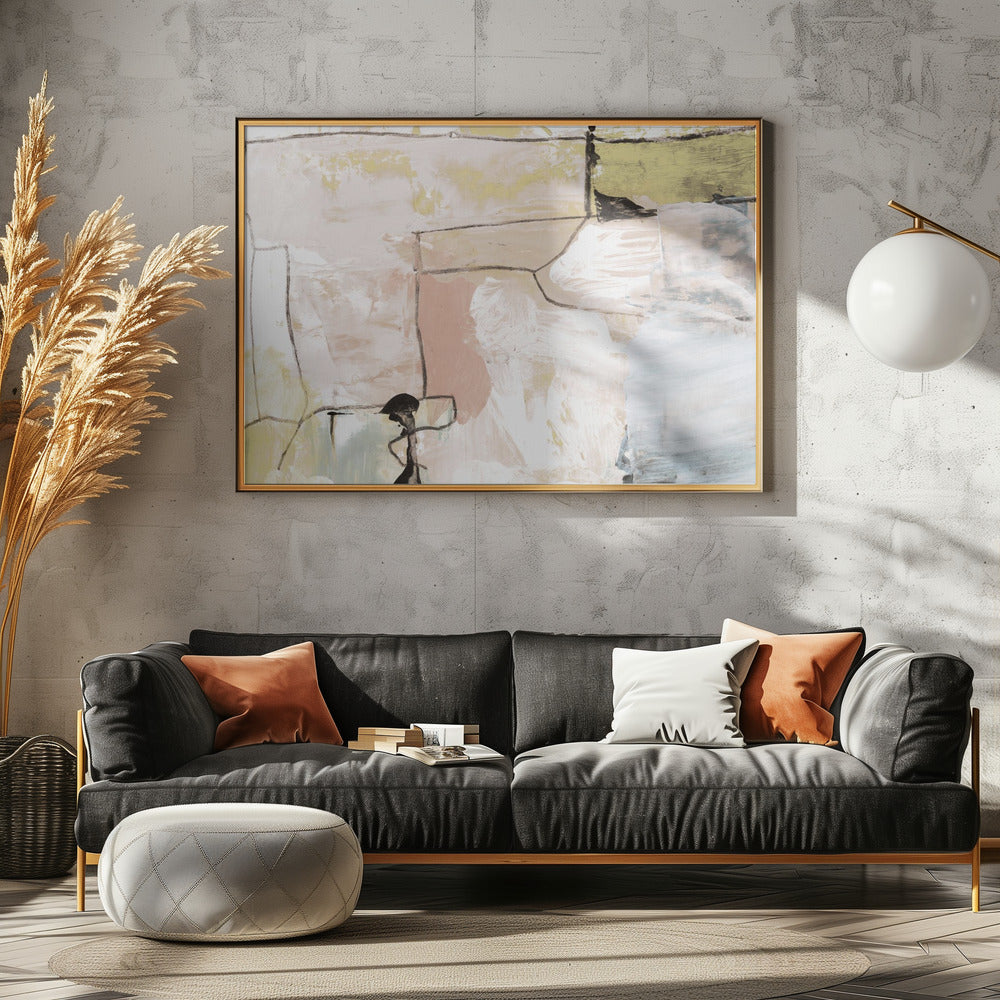 Abstrakte Pastelle | Leinwand