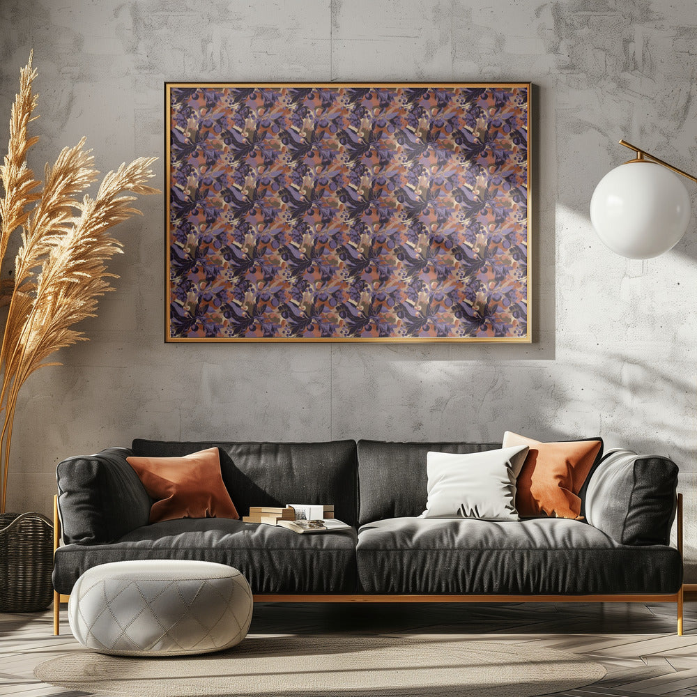 Lila Gartenrhythmus | Poster