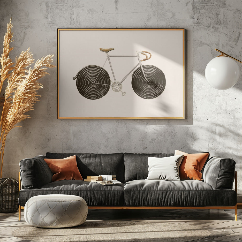 Lakritz-Fahrrad | Poster