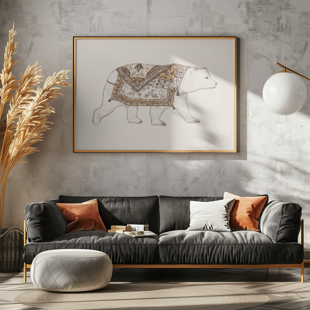 Ours Blanc | Leinwand