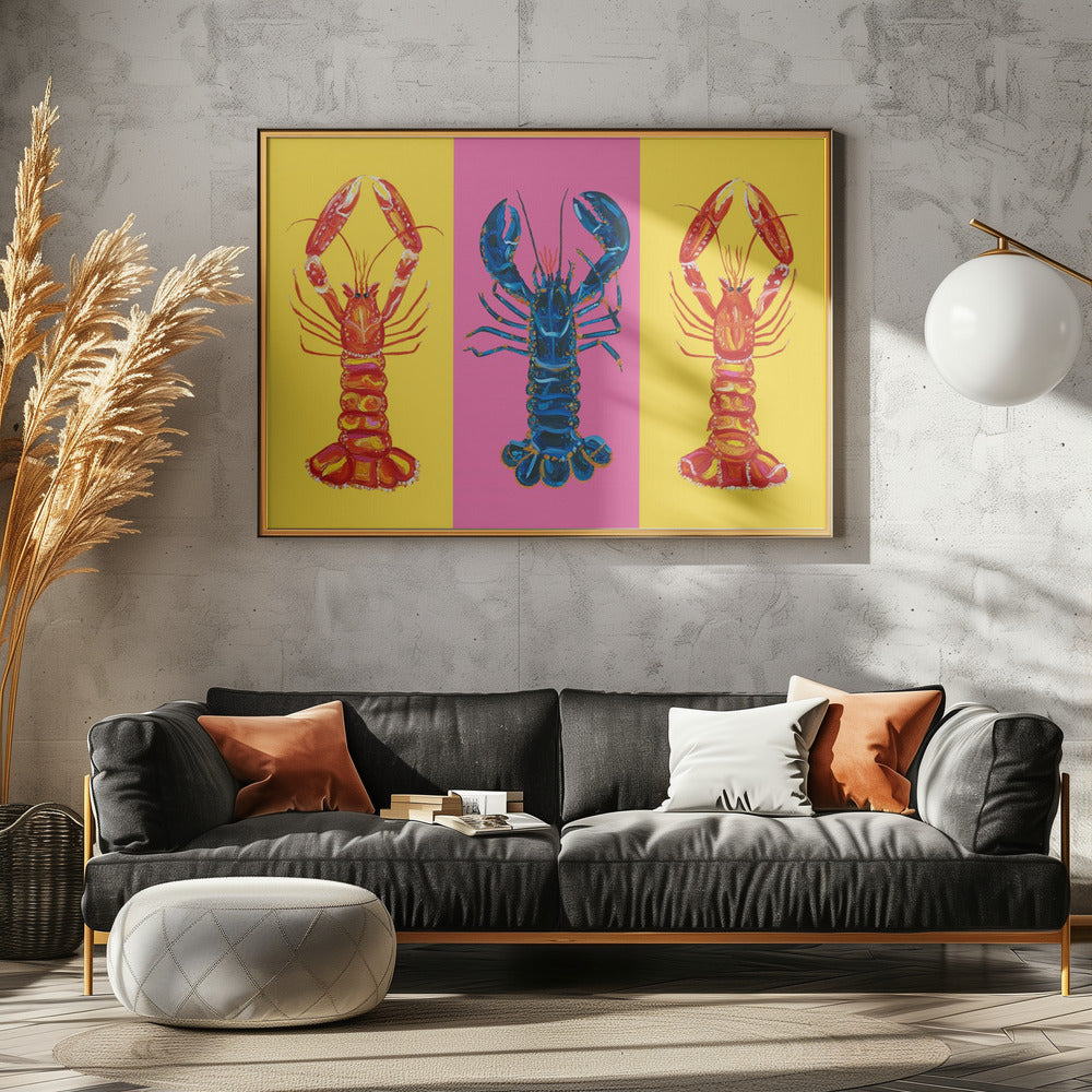 Hummer-Langustinen Pop Art 2 | Poster