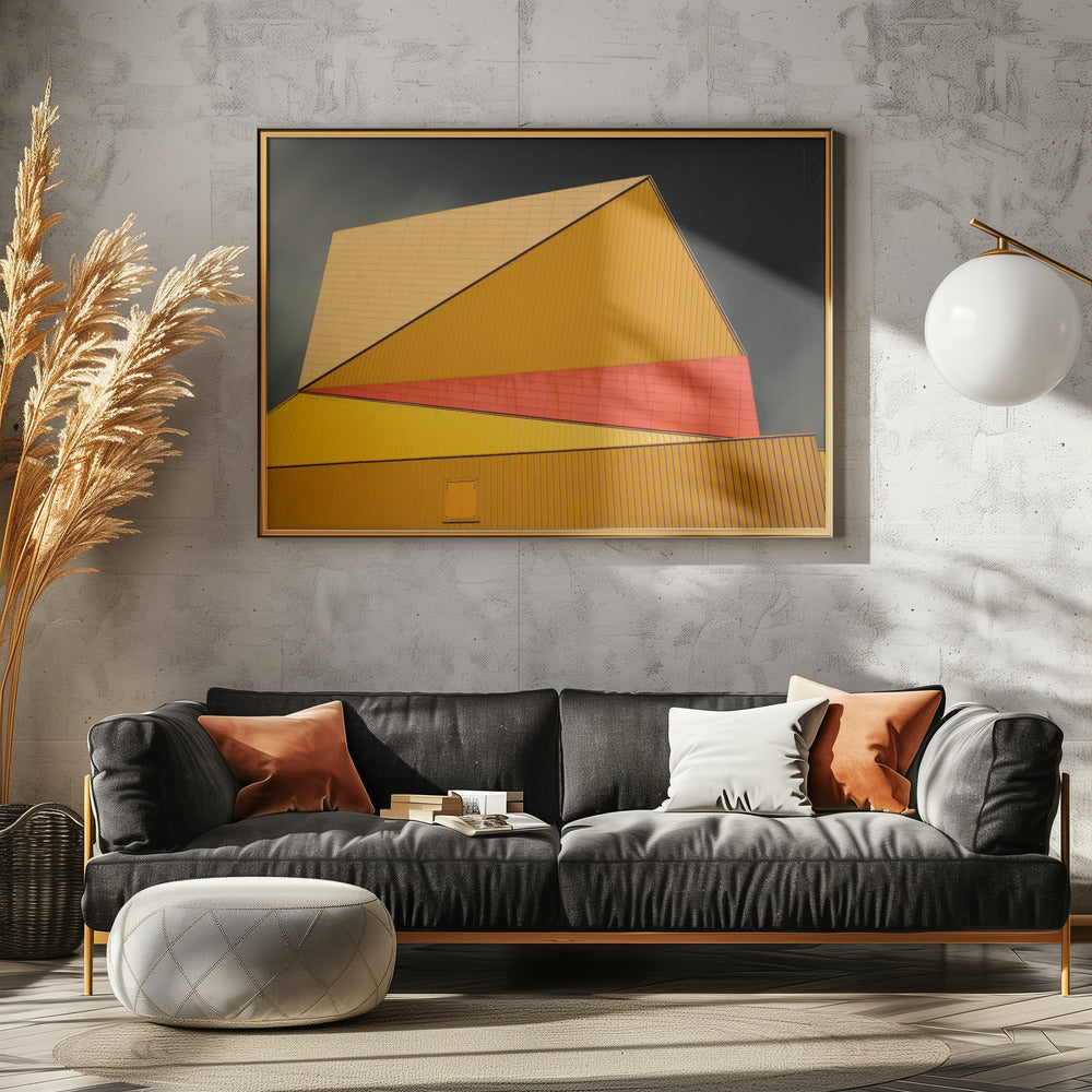 Das gelbe Dach | Poster