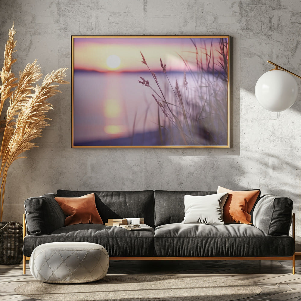 Ruhiges Sonnenuntergangsglühen | Poster