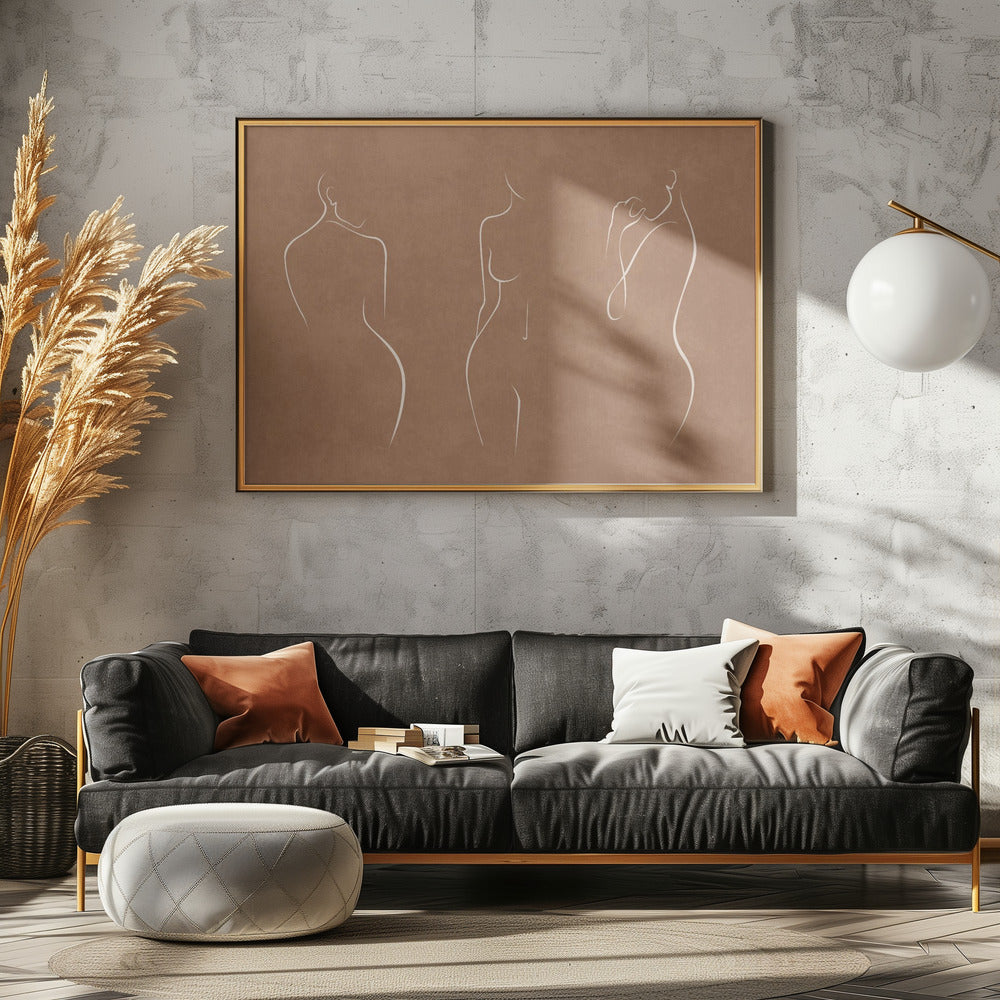 Elegante Silhouetten | Leinwand