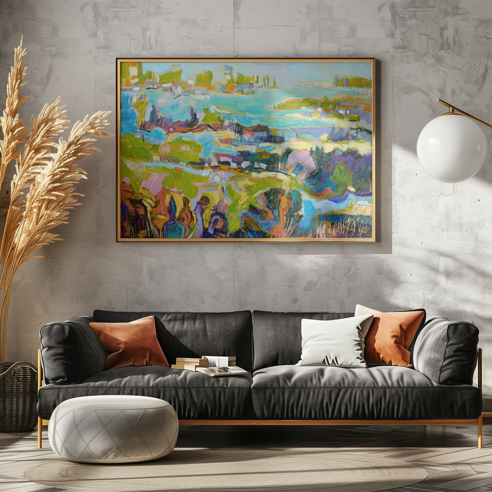 Lebendige Landschaft | Poster