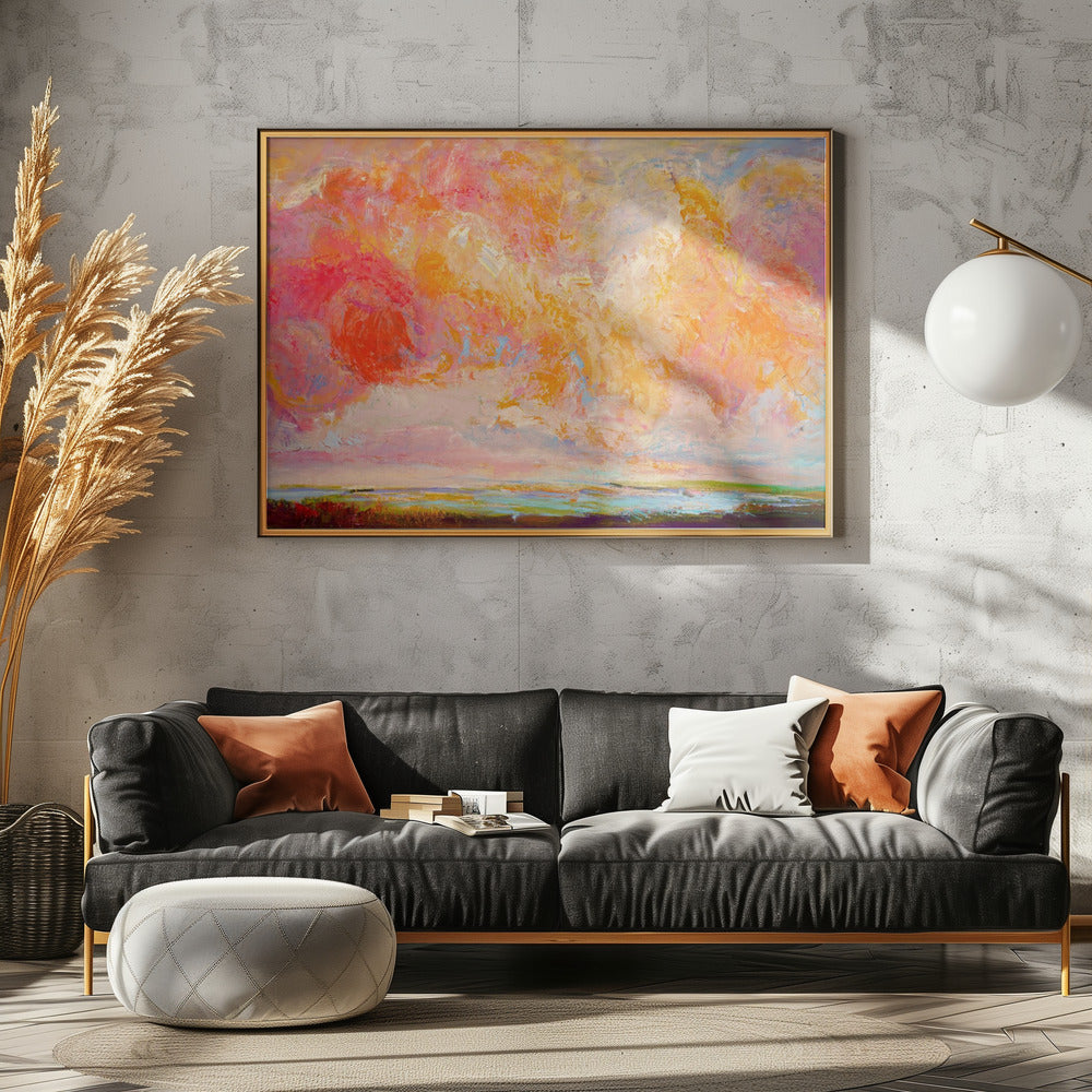 Fiery Skyscape | Poster