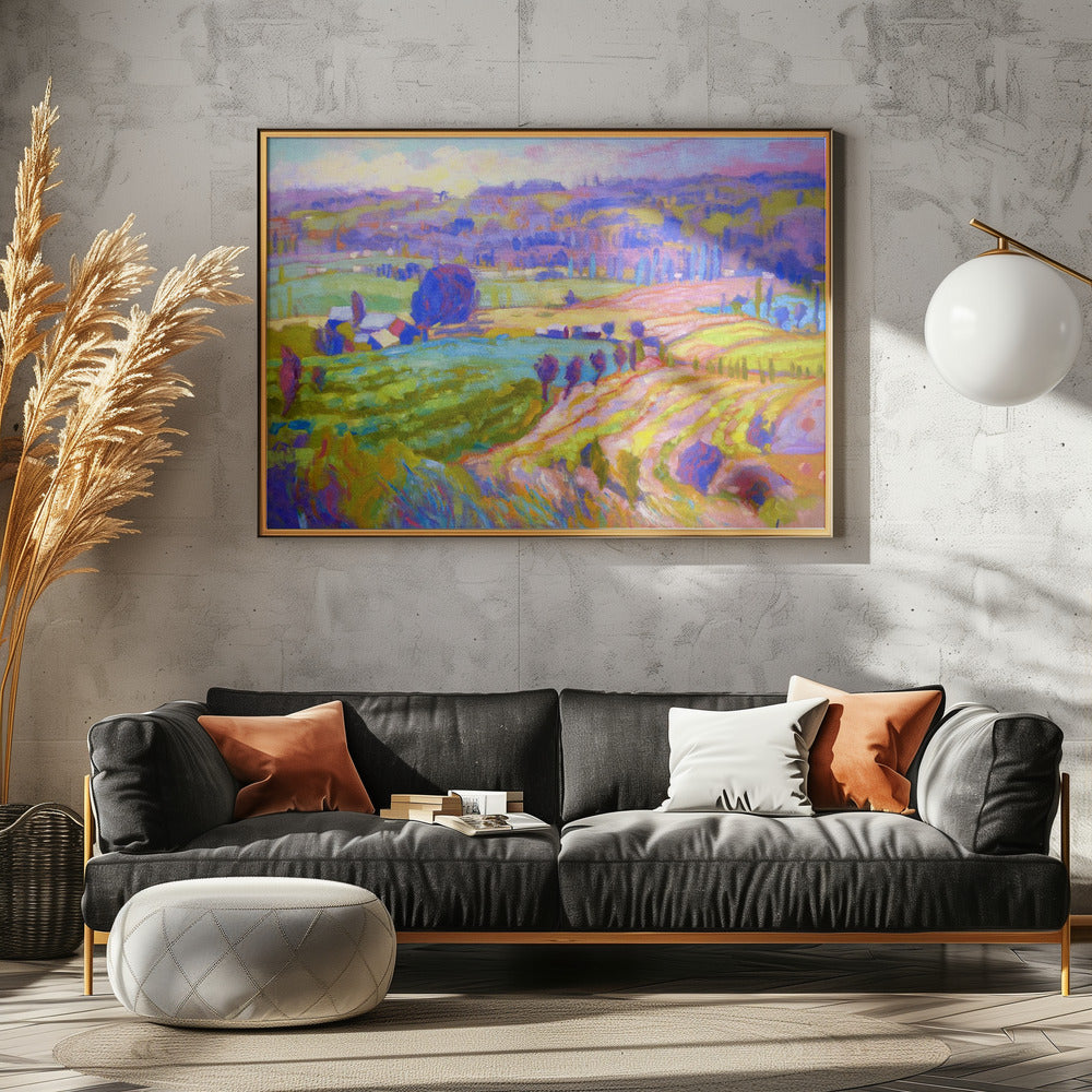 Lebendige Landschaft | Leinwand