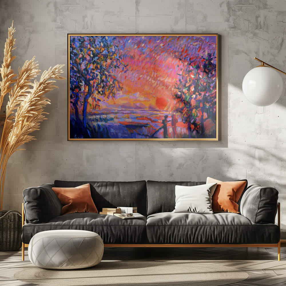 Vibrant Evening Glow | Poster