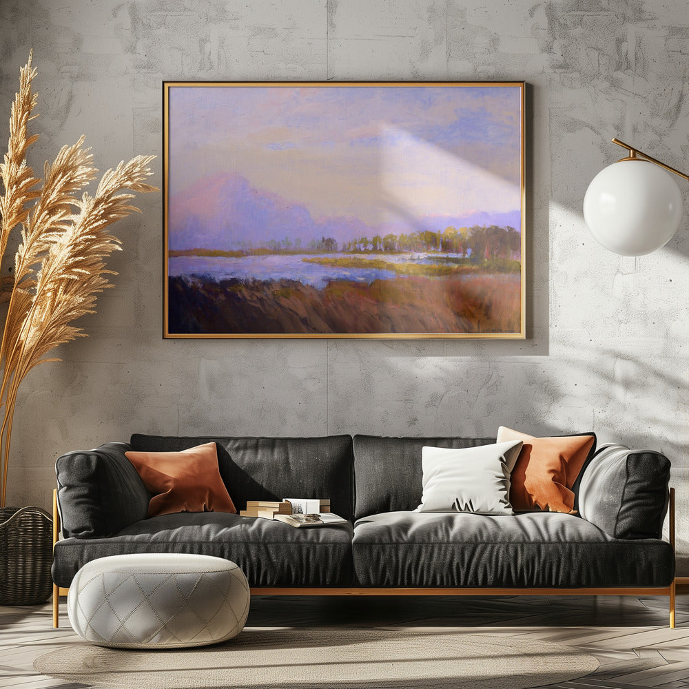 Serene Pastel Landscape | Poster
