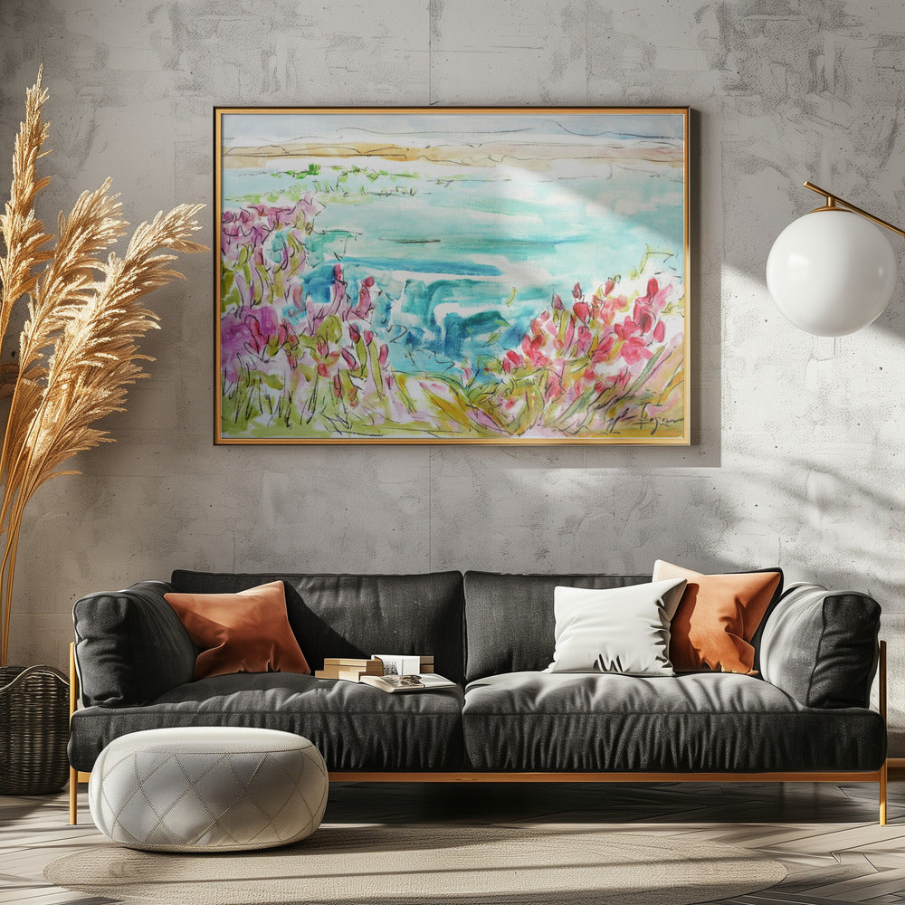 Lebendiges Seeufer | Poster
