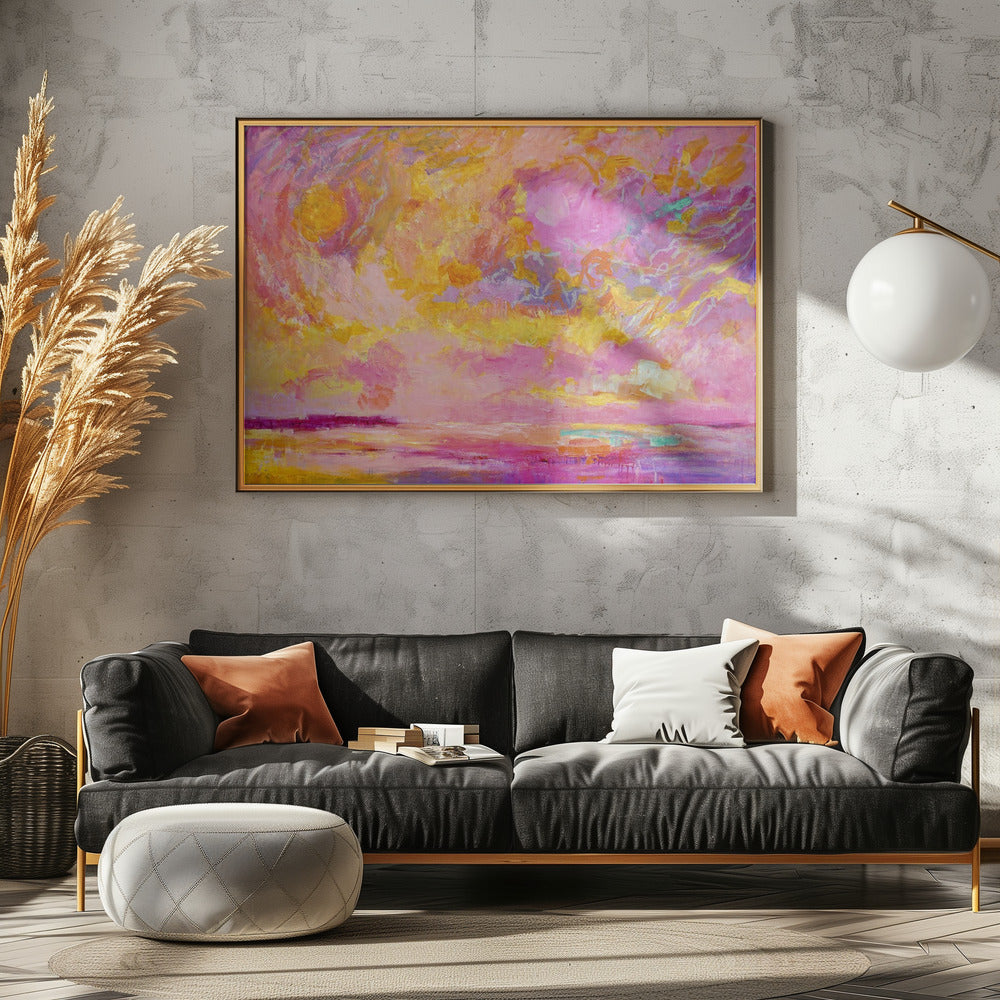 Strahlender Sonnenuntergangstraum | Poster