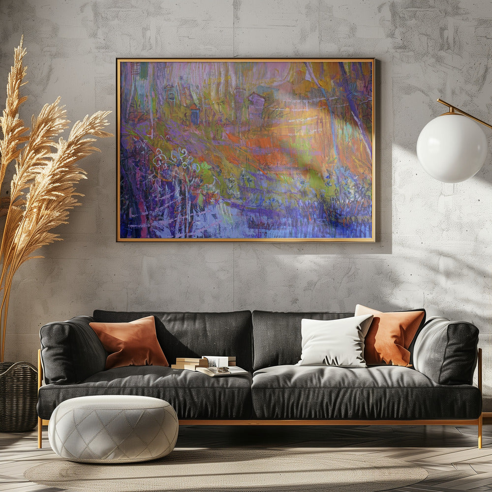 Nocturne im geheimen Garten | Poster