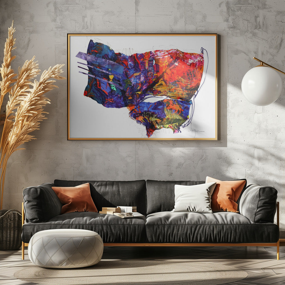 Lebendiger Wandteppich | Leinwand