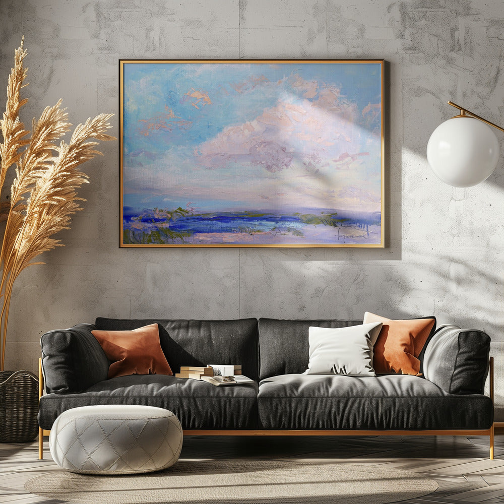 Verträumter Himmel über dem Meer | Poster