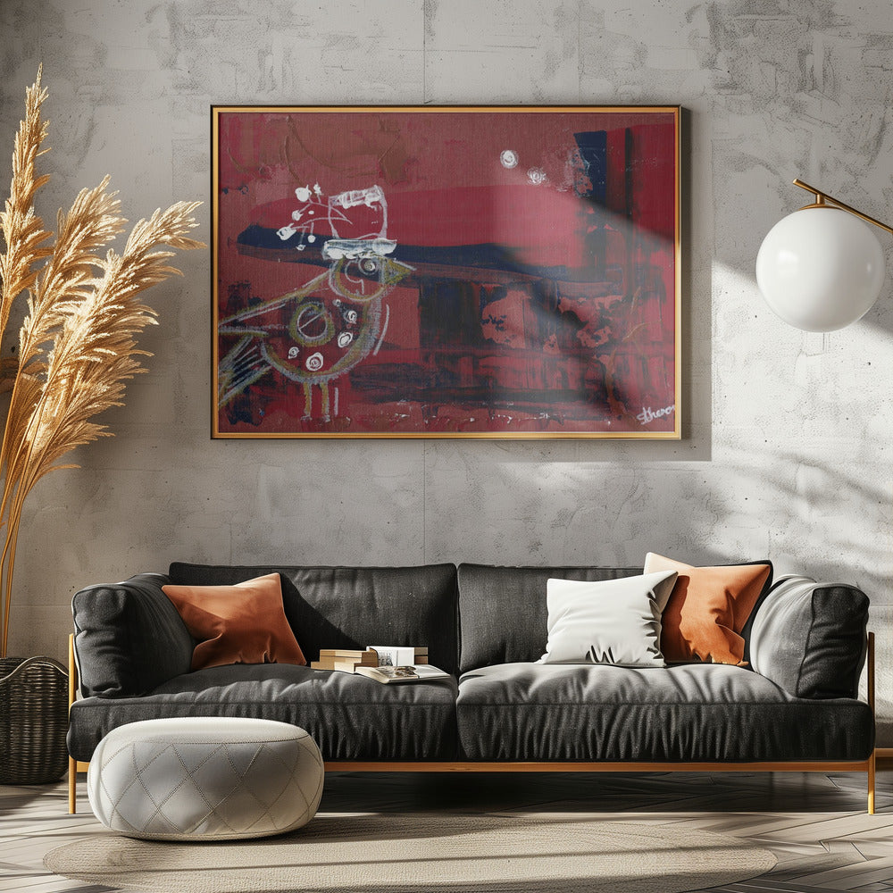 Solo Bird on a quest | Canvas