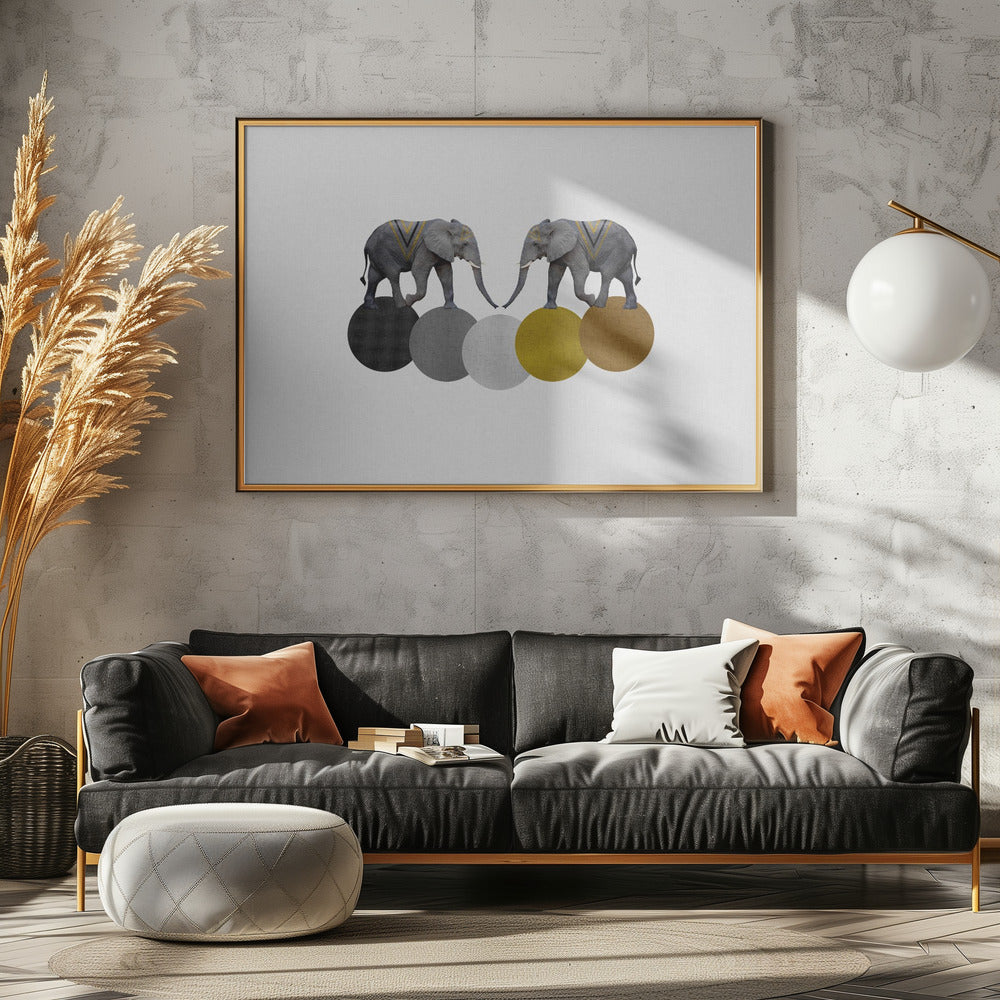 Stammes-Elefanten | Poster