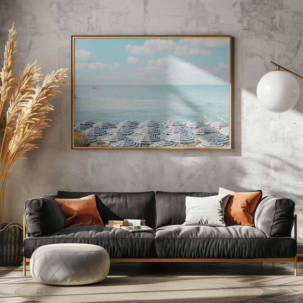 Strandschirme an der französischen Riviera II | Poster