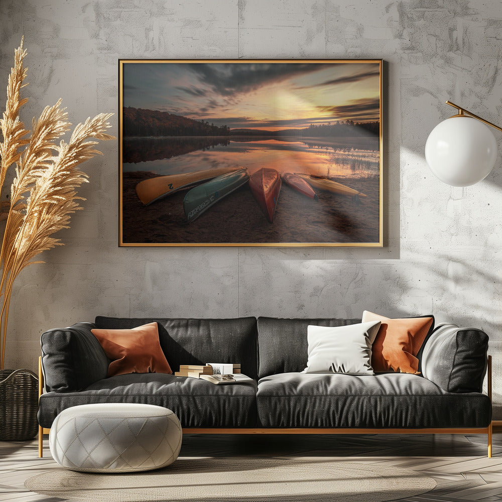Sonnenaufgang am See | Poster