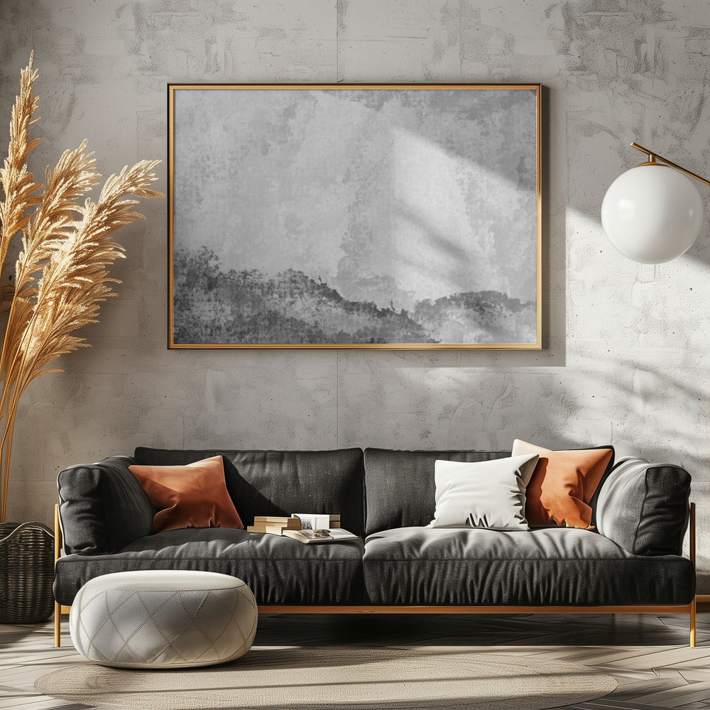 Graustufenberge | Leinwand