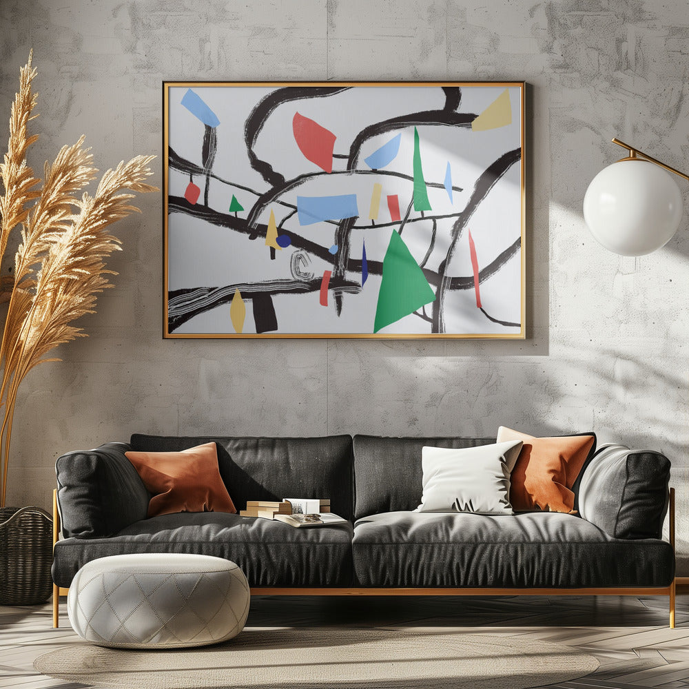 Farben im Wald | Poster