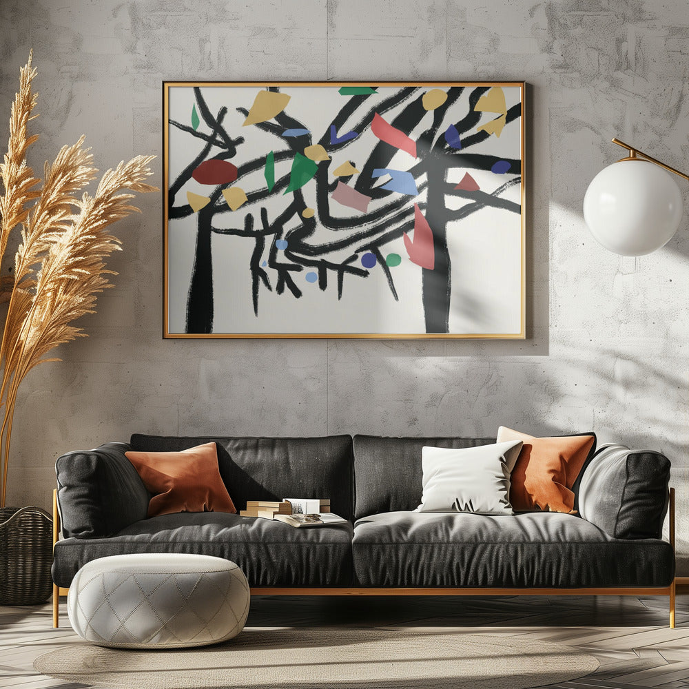 Farben im Wald 02 | Poster