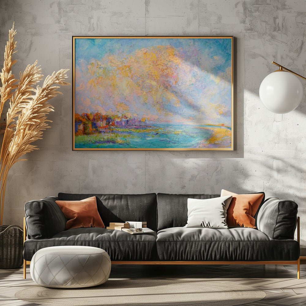 Strahlendes Herz | Leinwand