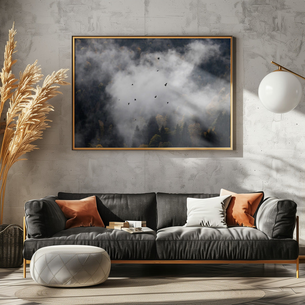Nebliger Wald 8 | Poster