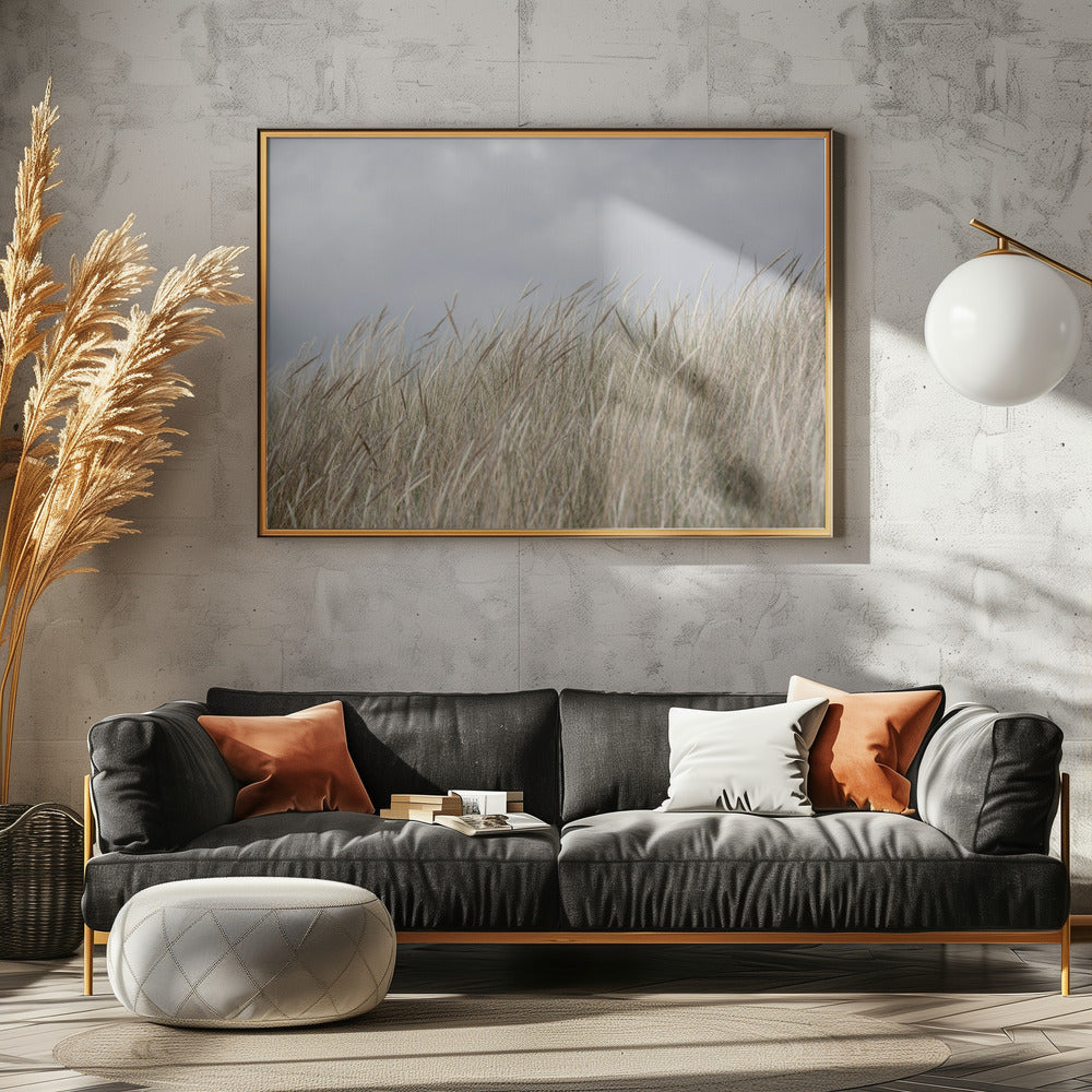 Dünen und Wolken | Poster
