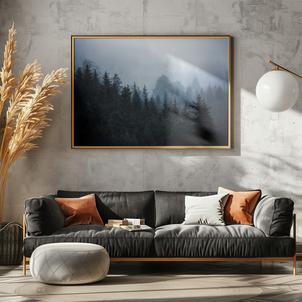 Nebliger Wald 5 | Poster