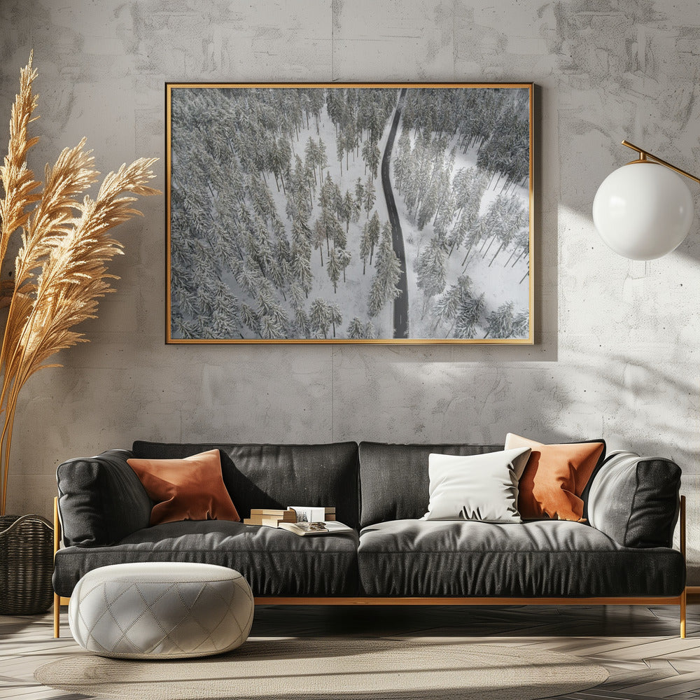 Schneebedeckte Bäume 5 | Poster