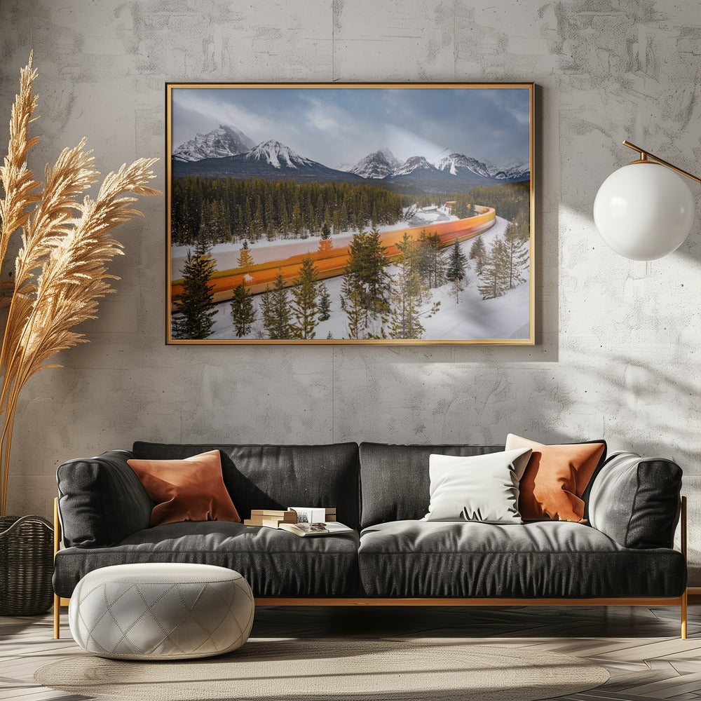 Morant's Curve im Winter | Poster