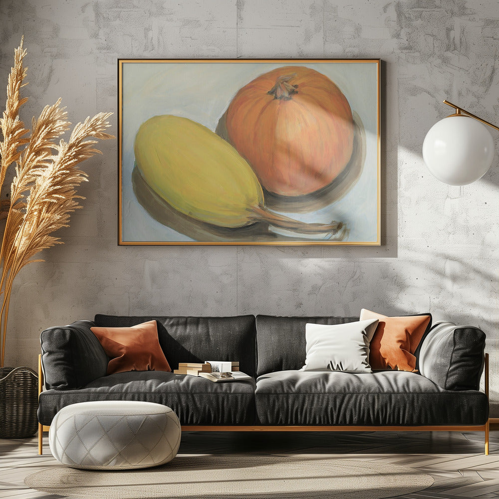 Kürbis und Squash | Leinwand