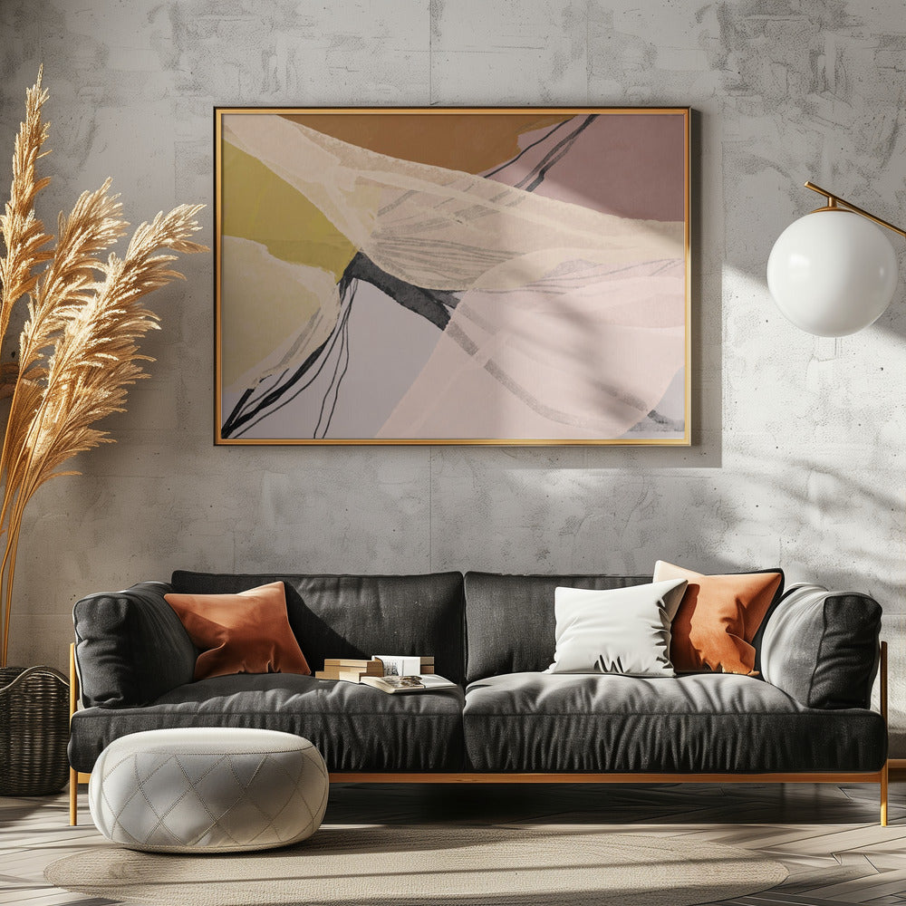 Florale Schichten | Leinwand