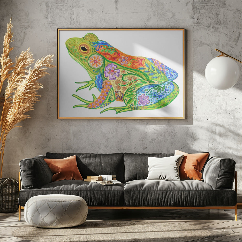 Kunstfrosch | Leinwand