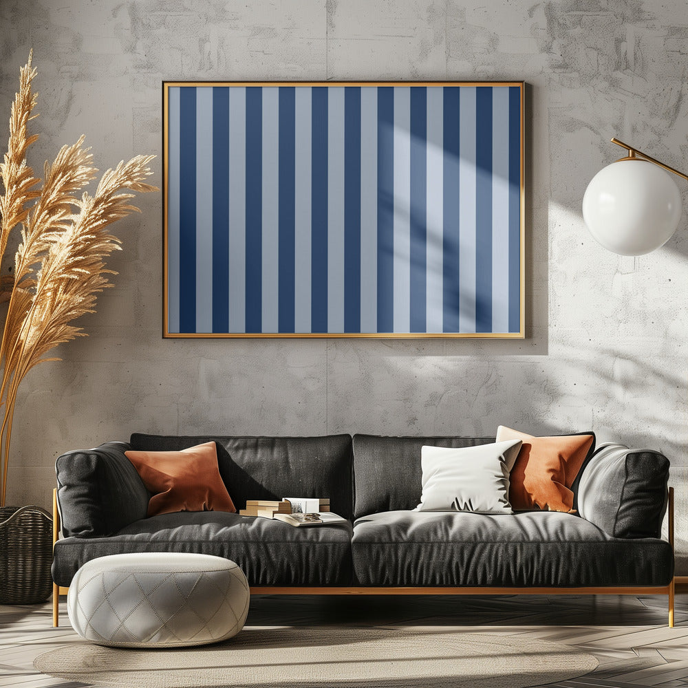 Blaue Streifen | Poster