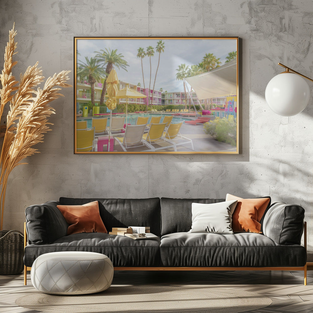 Am Pool des Saguaro Hotels – Palm Springs | Poster